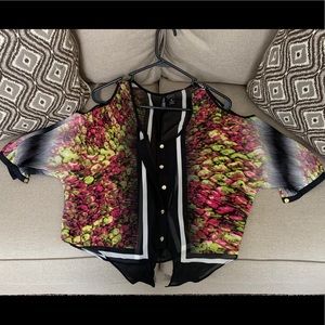 Bisou Bisou Open Shoulder Blouse